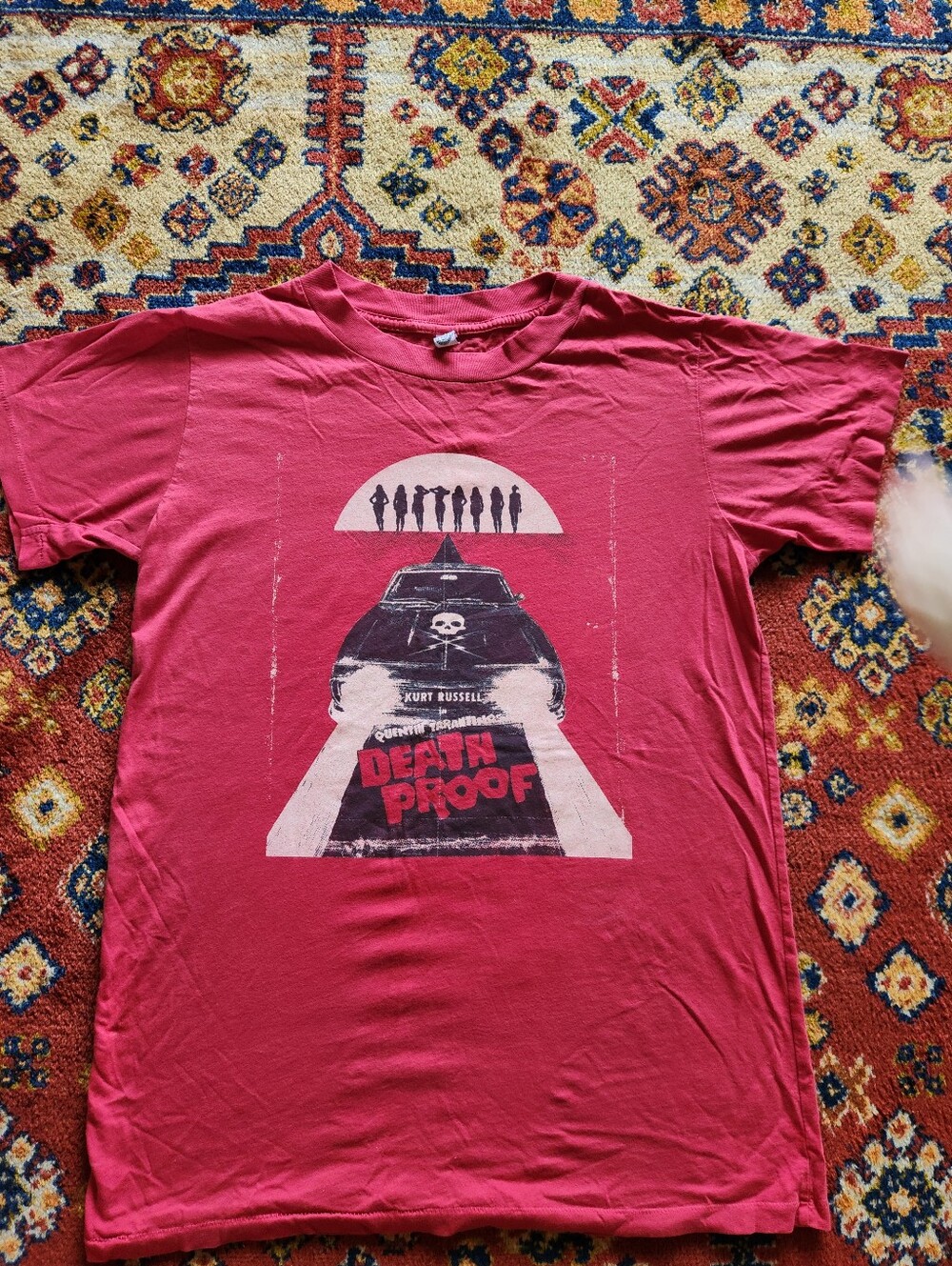 Death Proof Graphic Tee - Men's Red Short Sleeve Shirt - Local Boogeyman